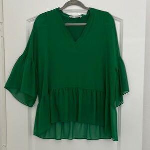 Elegant Green Women's Top